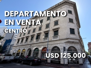 CENTRO DEPARTAMENTO EN VENTA 2 DORMITORIOS CON ESTILO FRANCES